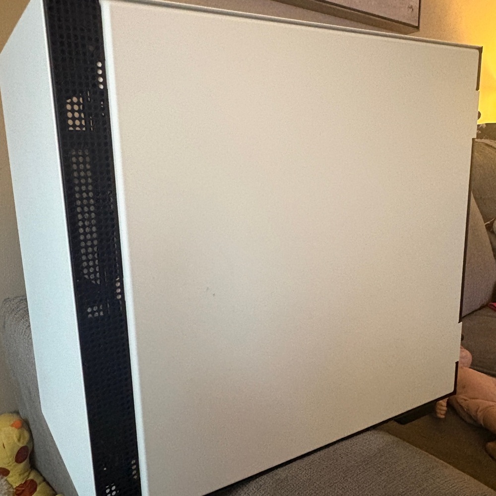 NZXT White PC Case with Black Front Vent